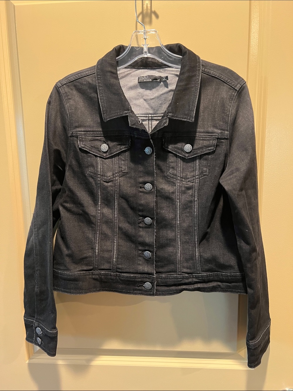 Prana Women's Black Denim Jean Jacket